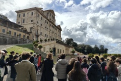 Le squadre del Lazio in visita a Villa Aldobrandini a Frascati